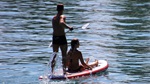 Stand Up Paddler - unterwegs zu zweit.