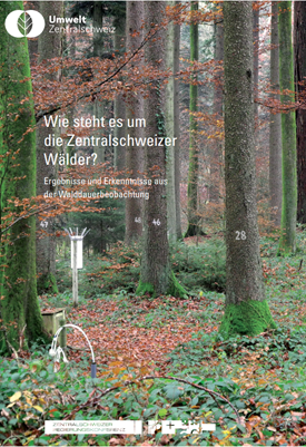 Titelseite Kurzbericht Walddauerbeobachtung